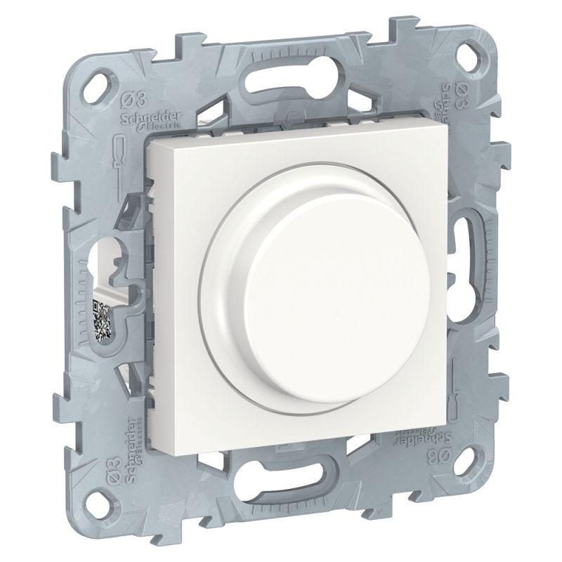 Светорегулятор UNICA NEW LED поворотно-нажимной универс. 5-200Вт белый SchE NU551418