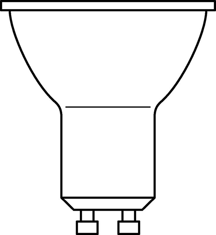 Лампа светодиодная LED Value LVPAR1675 10SW/840 230В GU10 2х5 RU (уп.5шт) OSRAM 4058075585041