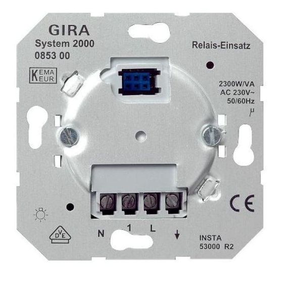 Механизм радиовыключателя Gira , 2300 Вт, 085300