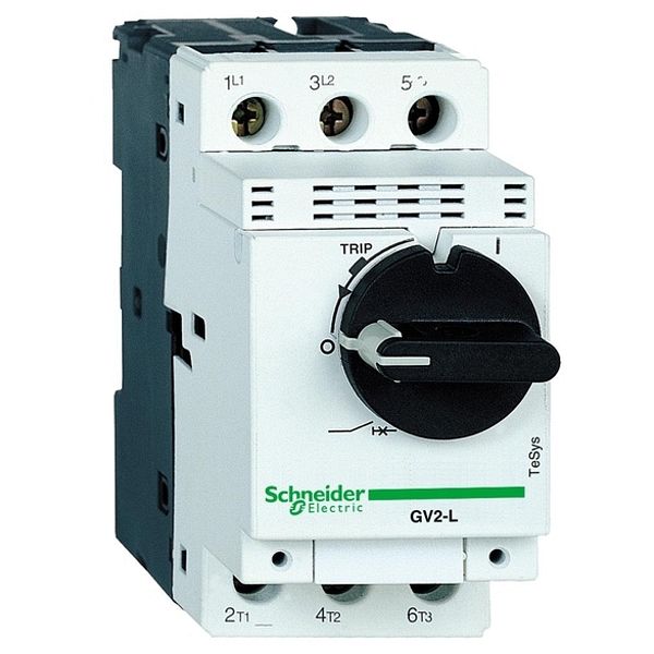 Силовой автомат для защиты двигателя Schneider Electric TeSys GV2 4А 3P, магнитный расцепитель, GV2L08