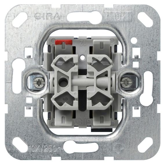 Механизм кнопочного выключателя для жалюзи 2-клавишного Gira , механический, 015800