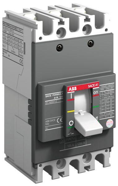 Автоматический выключатель ABB   3п A1C 125 TMF 100-1000 3p F F  1SDA070311R1