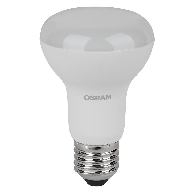 Лампа светодиодная LED Value LV R63 60 8SW/830 8Вт рефлектор матовая E27 230В 10х1 RU OSRAM 4058075581838