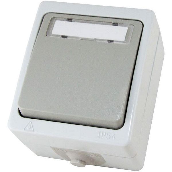 Выключатель одноклавишный кнопочный TDM Electric ВУОКСА, SQ1803-0006