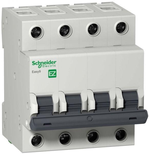Автоматический выключатель Schneider Electric 4п C 40А 4.5кА EASY9 =S=  EZ9F34440