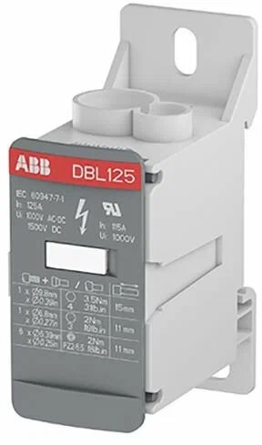 Распределительный блок DBL125 8 контактов 1п 125А