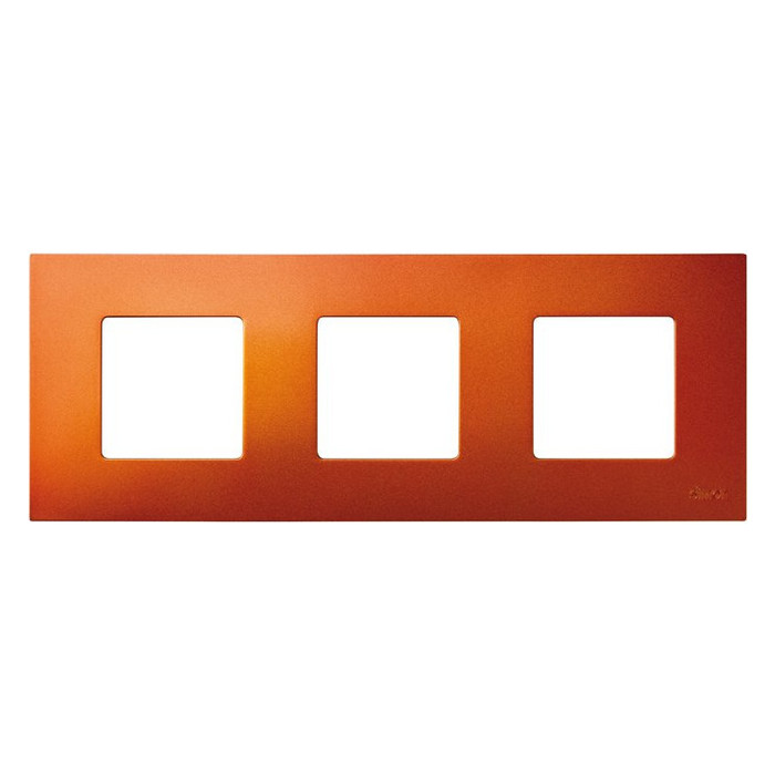 Декоративная рамка 3 поста Simon SIMON 27 PLAY, оранжевый, 2700637-082
