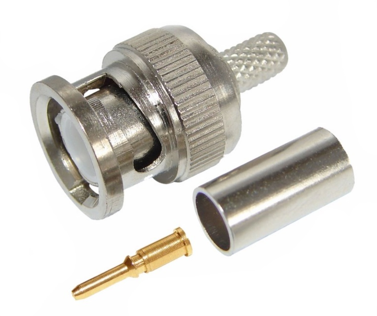 Разъем штекер BNC RG-59 обжим,