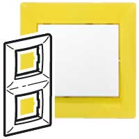 Рамка 2п вер Фрэш Valena