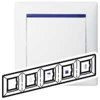 РАМКА VALENA 5П.ГОР.СИНИЙ