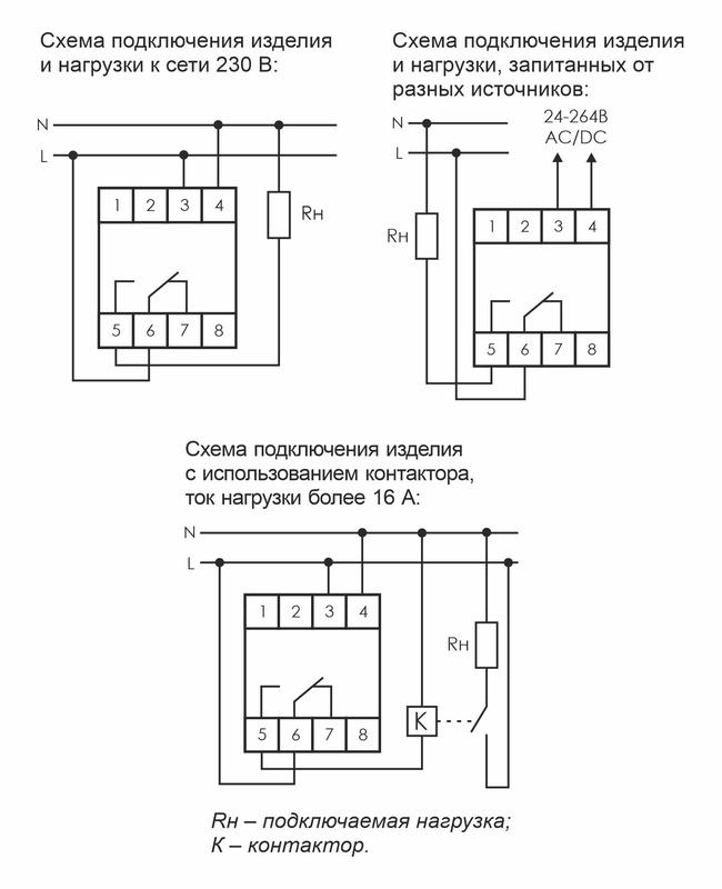 Реле времени астрономическое PCZ-525-1 16А 24-264В AC/DC 1п IP20 F&F EA02.002.011