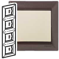 Рамка 4п вер Модерн Valena