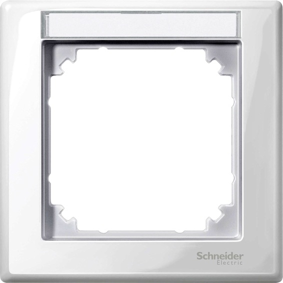 Рамка 1 пост Schneider Electric MERTEN M-SMART, полярно-белый, MTN470119