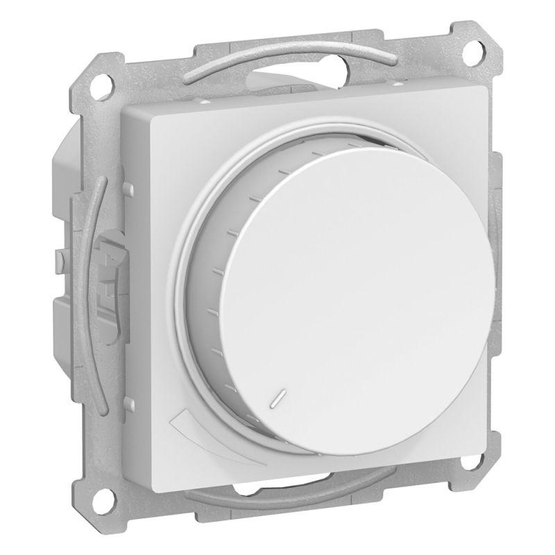 Механизм светорегулятора поворотно-нажимного AtlasDesign 630Вт белый SchE ATN000136
