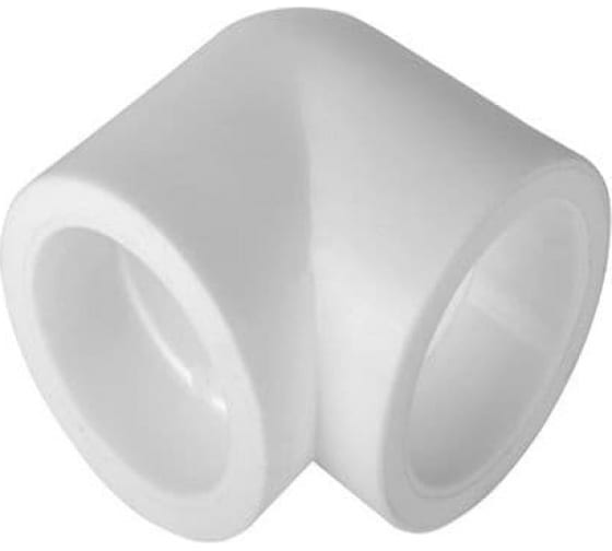 Угольник 75 мм 90 град. полипропиленовый, белый