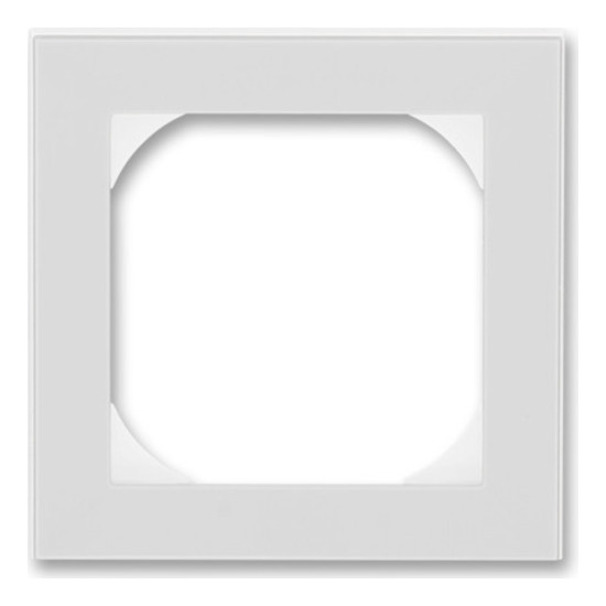 Рамка 1 пост ABB LEVIT, серый // белый, 2CHH015510A4016