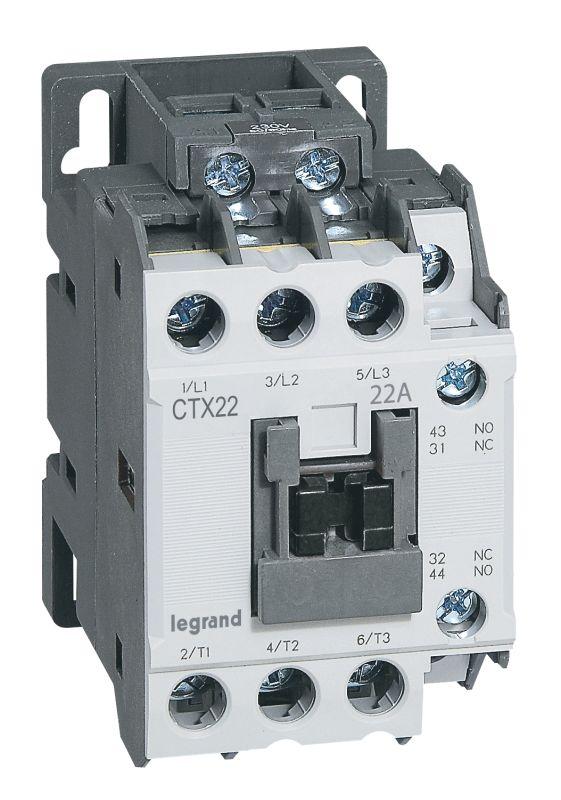 Контактор Legrand CTX-3 3P 22А 1НО 1HЗ ~380В 416118