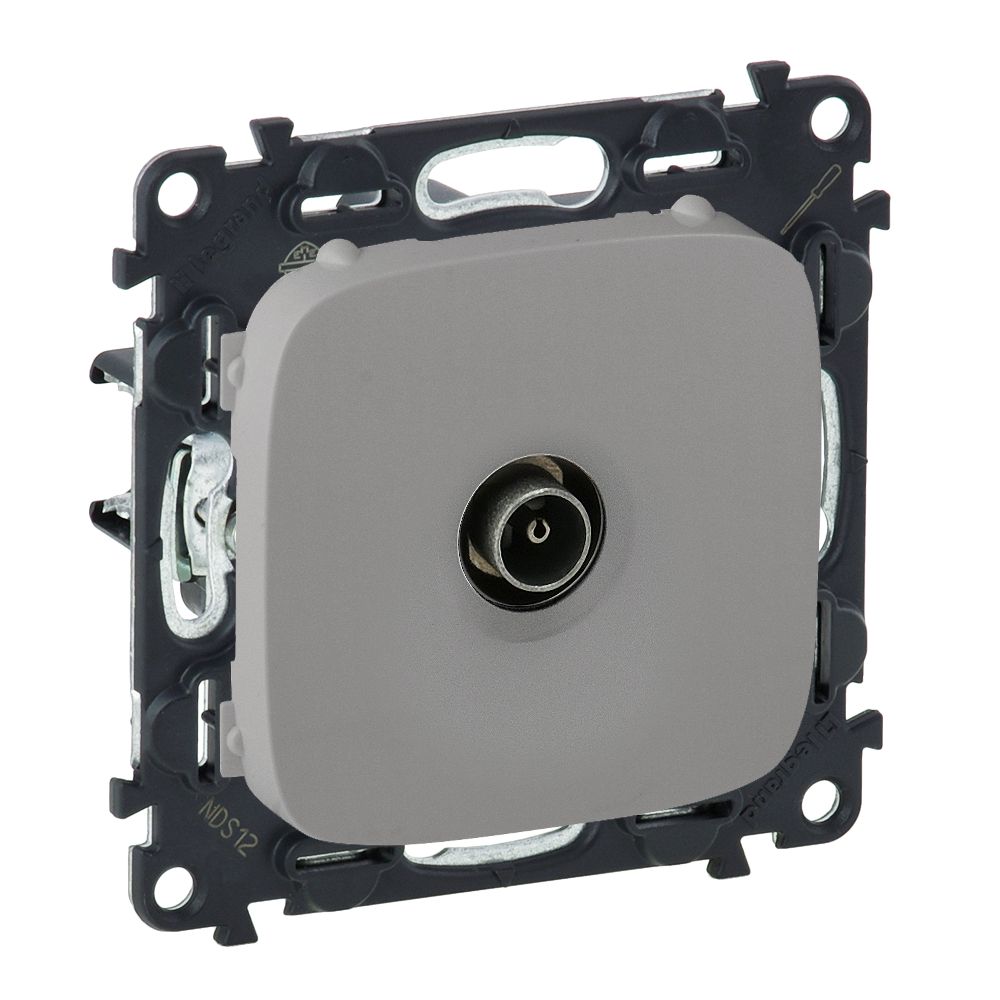 Legrand Valena ALLURE Розетка ТВ проходная 1,5дБ/14дБ 0-2400 МГц 753961