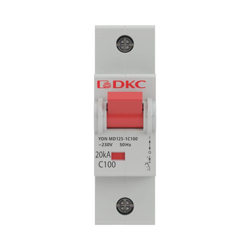 Автоматический выключатель DKC 1п C 80А 20кА YON MD125  MD125-1C80