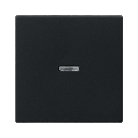 Клавиша Gira SYSTEM 55 с подсветкой, черный матовый, 0290005