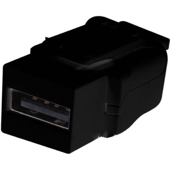 Разъём USB FEDE коллекции FEDE, скрытый монтаж, черный, FD-210USB-M