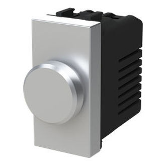 Светорегулятор поворотный ABB ZENIT, 500 Вт, серебристый, 2CLA216010N1301