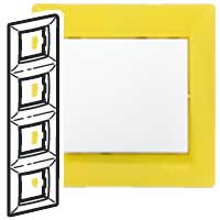 Рамка 4п вер Фрэш Valena