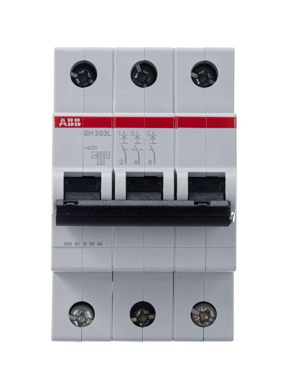 Автоматический выключатель ABB   3п C 10А SH203 C10  2CDS243001R0104
