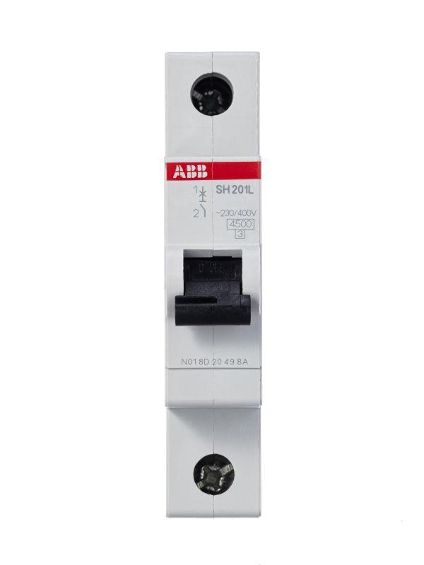 Автоматический выключатель ABB   1п C 20А 4.5кА SH201L C20  2CDS241001R0204