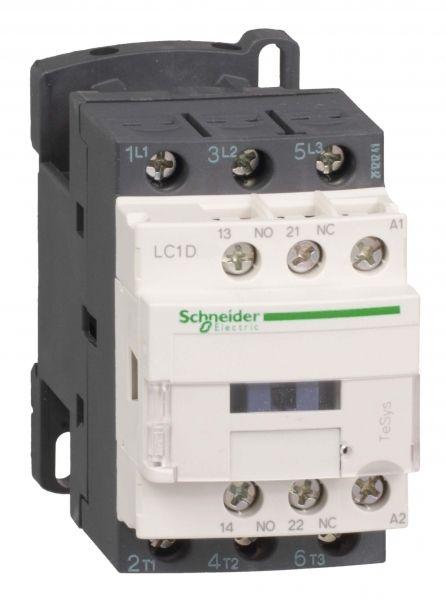 Контактор Schneider Electric 3п 9А D 1НО+1НЗ 24В AC LC1D09B7