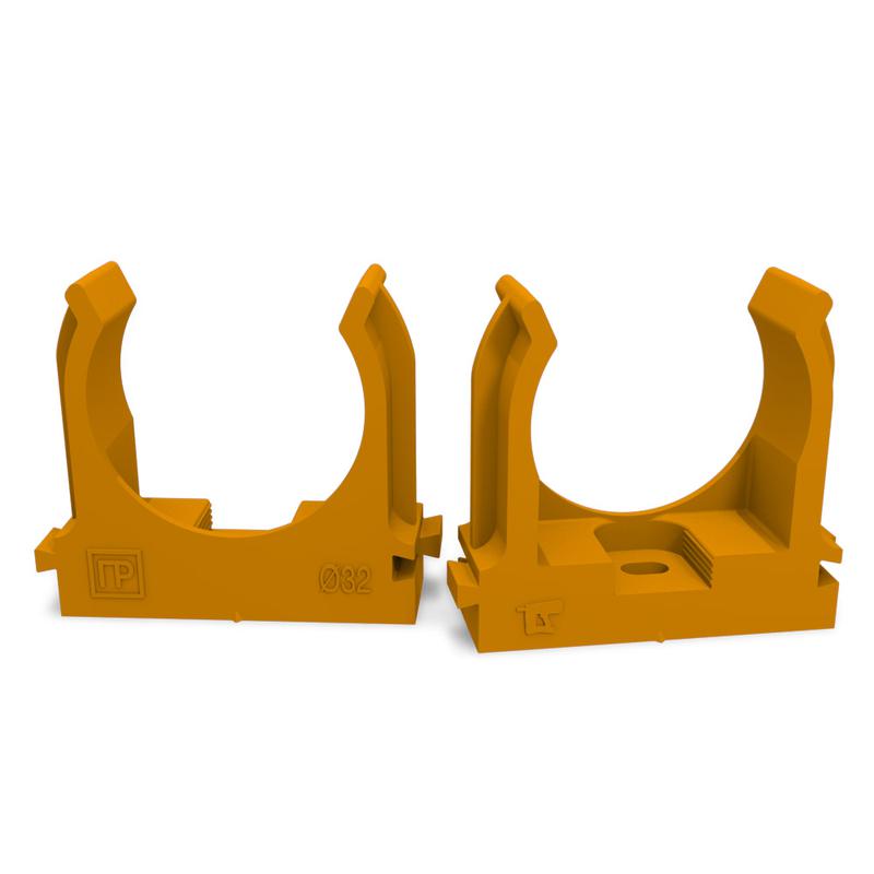 Держатель для монтажного пистолета (клипса) d32мм оранж. Промрукав PR13.0154