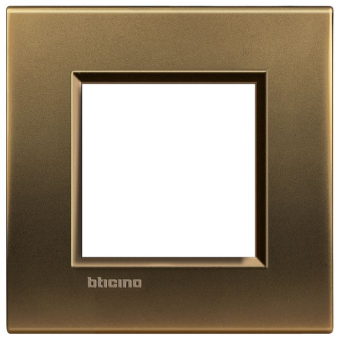 Рамка 1 пост BTicino LIVING LIGHT, бронзовый, LNA4802BZ