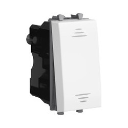 Выключатель одноклавишный DKC AVANTI с подсветкой, белый, 4400101