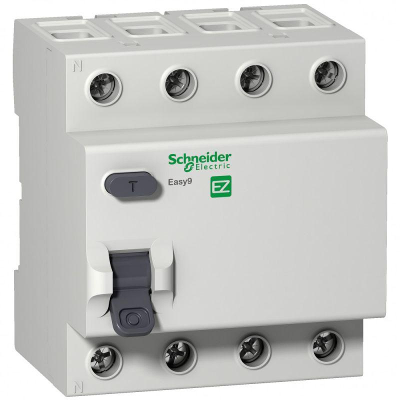 Выключатель дифференциального тока (УЗО) Schneider Electric 4п 25А 30мА тип AC EASY9  EZ9R34425