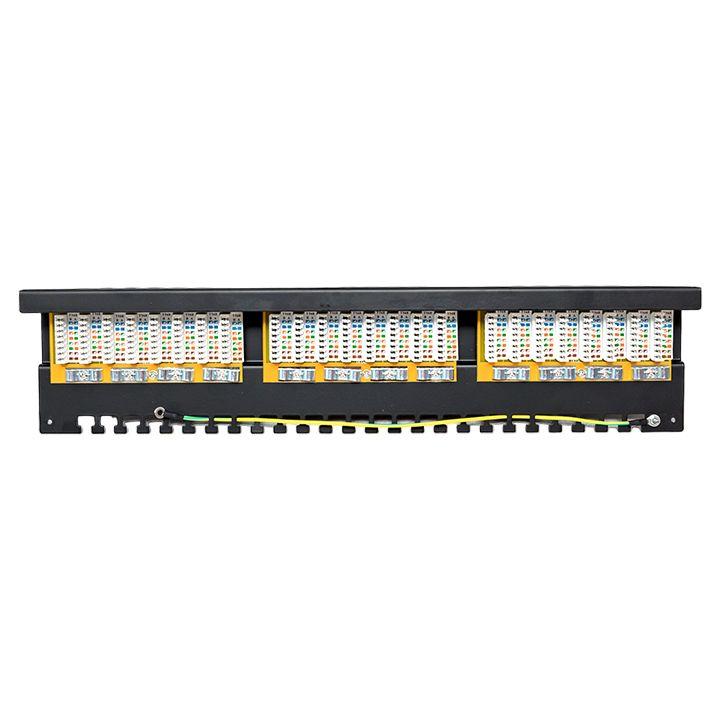 Патч-панель 19дюйм 1U кат.5E STP полн. экранир. 24 порта RJ45 Dual IDC с органайзером TERACOM PRO EKF TRP-PPNL-5ESTP-1U24