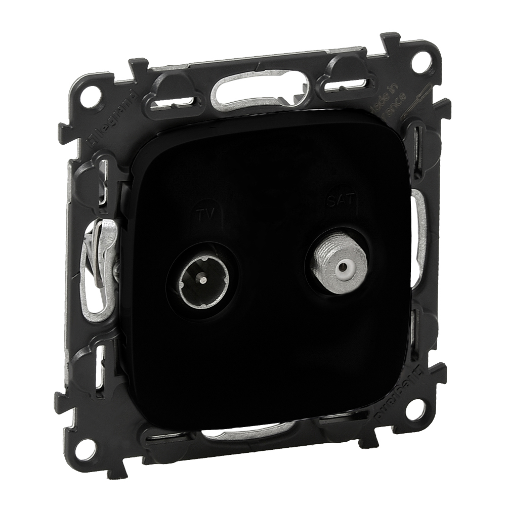 Legrand Valena ALLURE DIY Антрацит Розетка TV-SAT