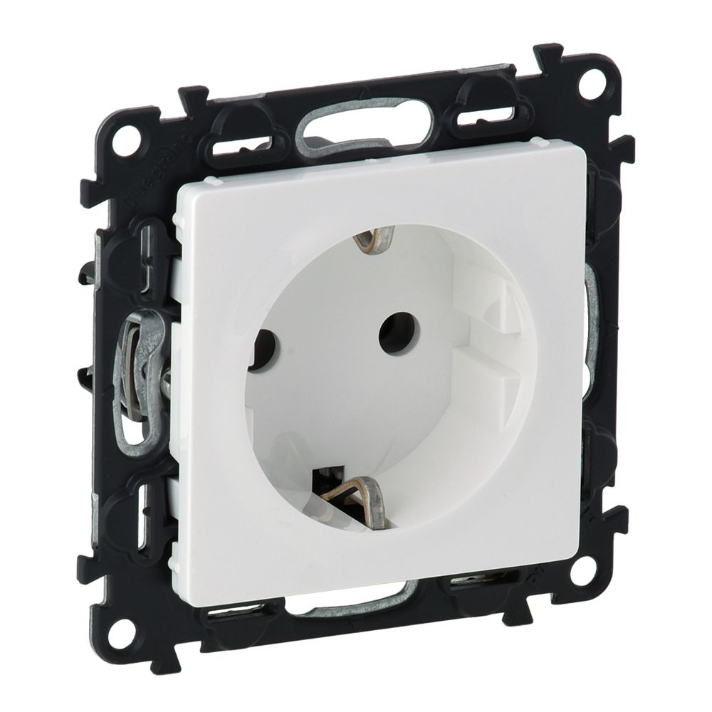 VLN-l Розетка 2Р+Е VDE бел