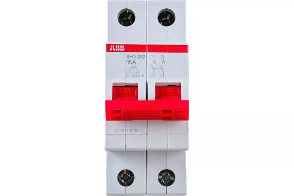 Рубильник 2п SHD202/16 ABB 2CDD272111R0016
