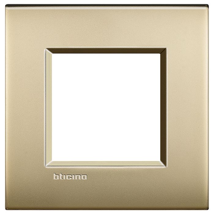 Рамка 1 пост BTicino LIVING LIGHT, золото матовое, LNC4802OF