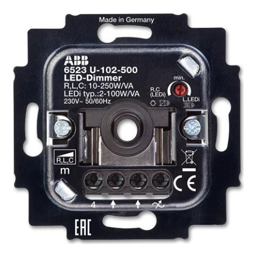 Механизм поворотного светорегулятора-переключателя ABB коллекции BJE, 100 Вт, 2CKA006512A0335