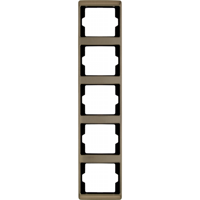 Рамка 5 постов Berker ARSYS, вертикальная, светло-бронзовый, 13540001