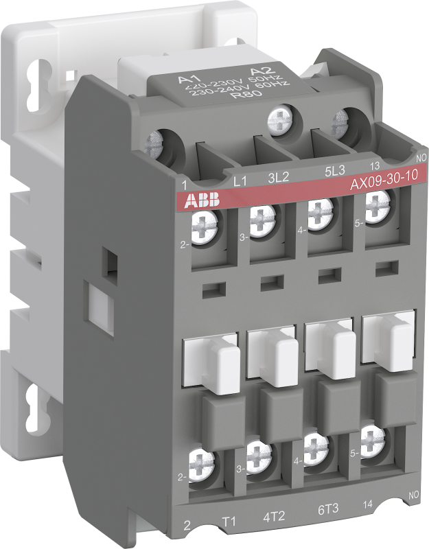 Контактор ABB AX12-30-10-80 12А AC3 с катушкой управления 220-230В AC 1SBL911074R8010