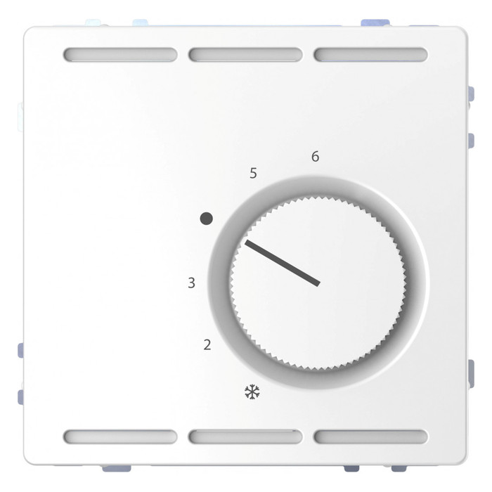 Термостат комнатный Schneider Electric MERTEN D-LIFE, с датчиком, белый лотос, MTN5763-6035