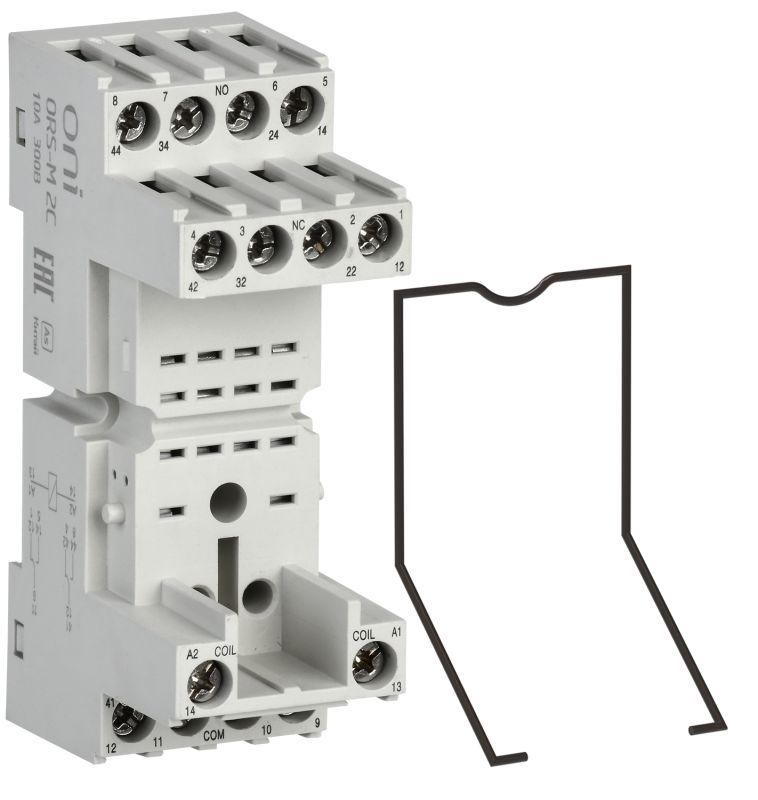 Розетка ORS-M для реле ORM 2C ONI ORS-M-1-2-G