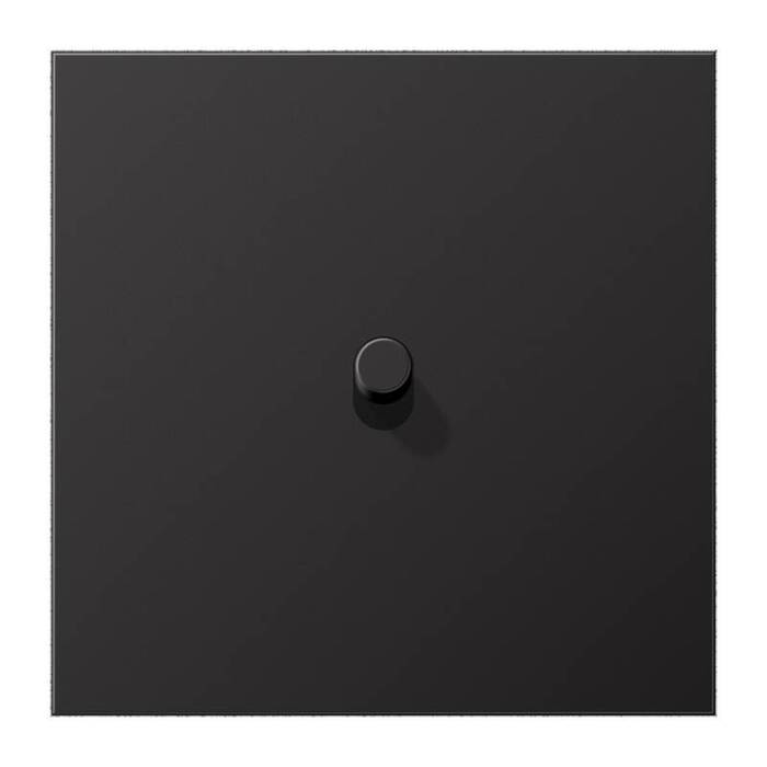 Накладка тумблера Jung LS1912, черный лакированный алюминий, AL12-0DR01