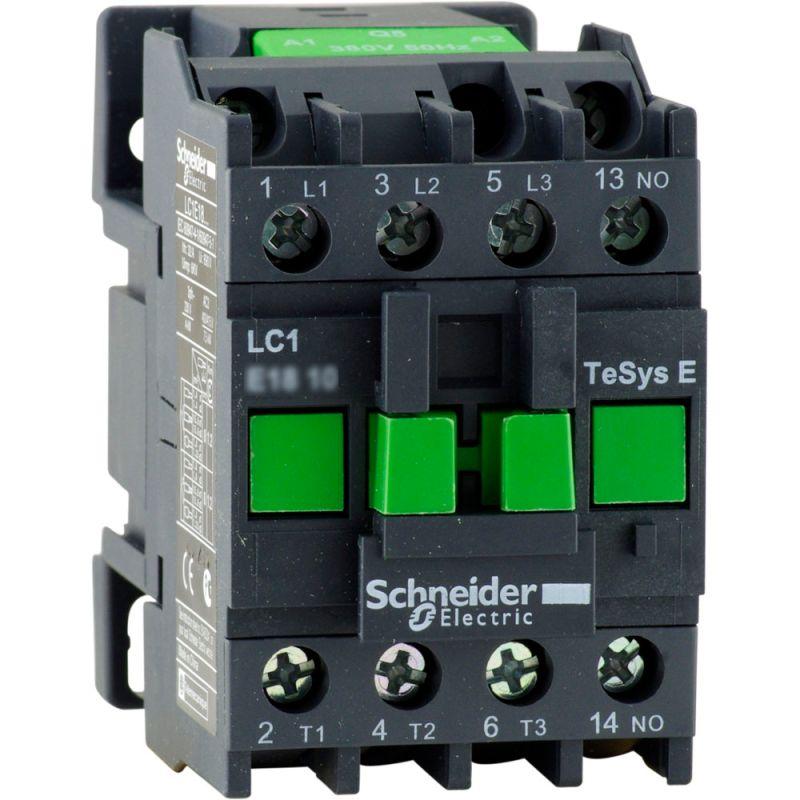 Контактор Schneider Electric 3п 9А 1НО 220В AC TeSys E LC1E0910M5