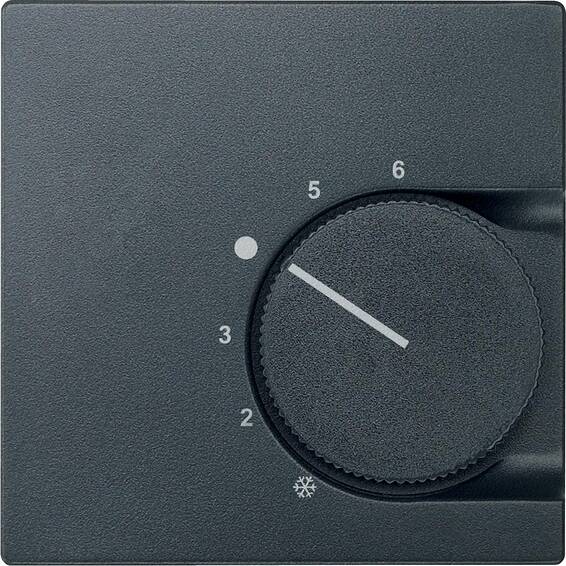 Накладка на терморегулятор Schneider Electric MERTEN SYSTEM M, антрацит, MTN536214