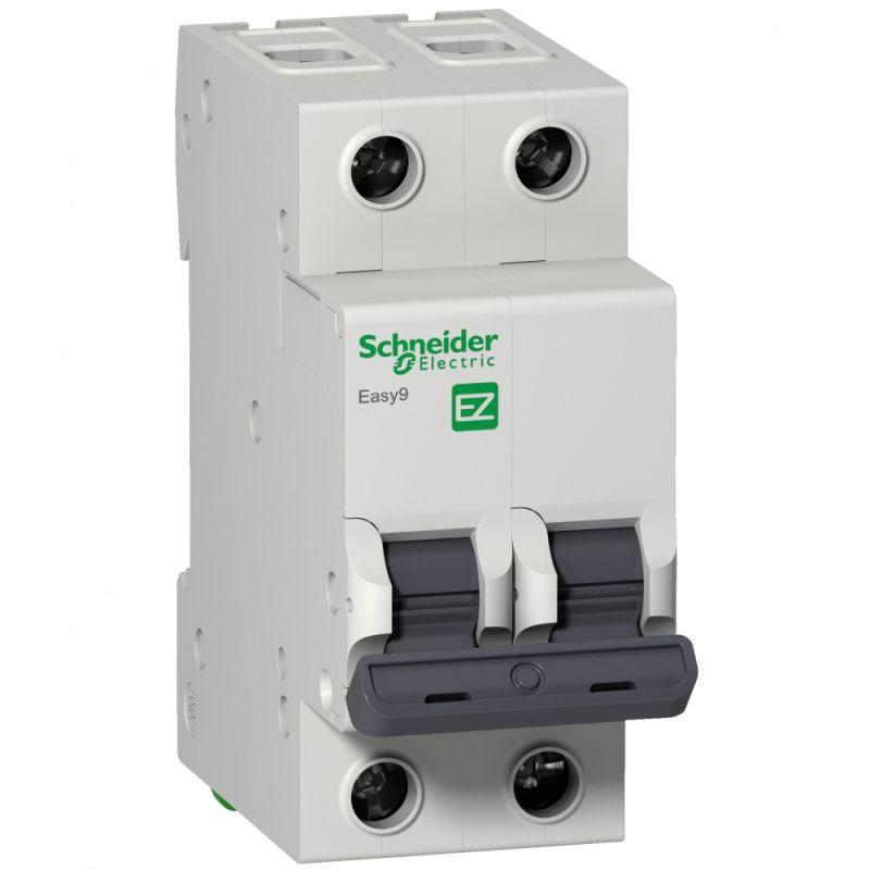 Автоматический выключатель Schneider Electric 2п C 63А 4.5кА EASY9 =S=  EZ9F34263