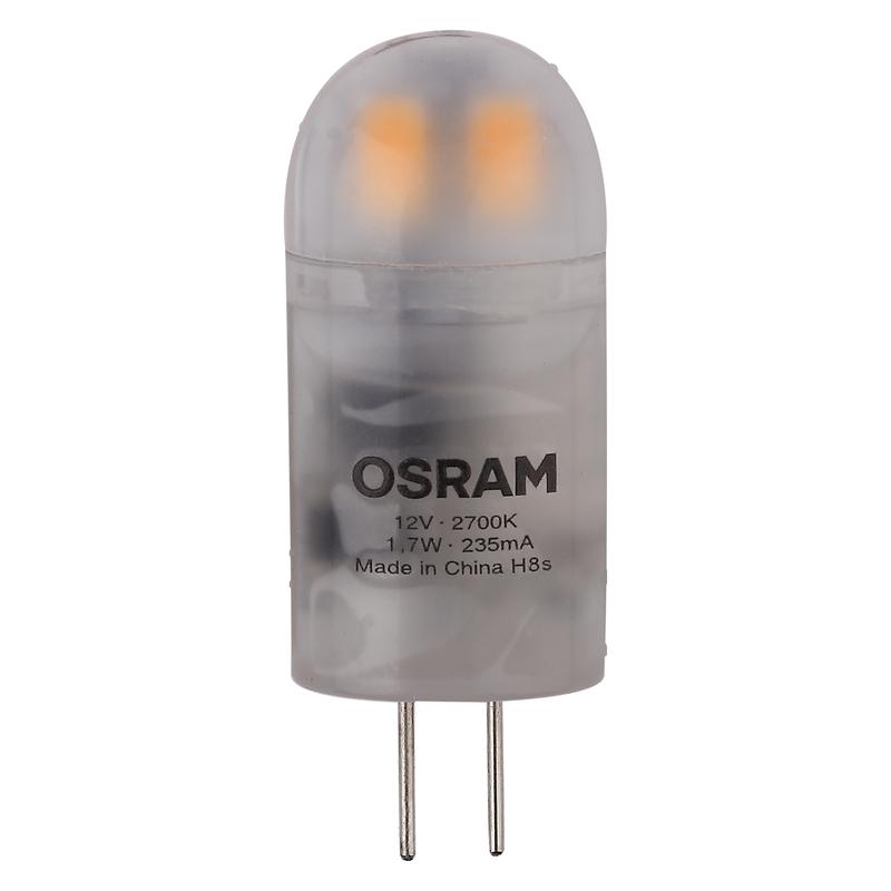 Лампа светодиодная LED Star PIN20 1.7W/827 1.7Вт матовая 2700К тепл. бел. G4 200лм 12В пластик. (замена 20Вт) OSRAM 4058075057142