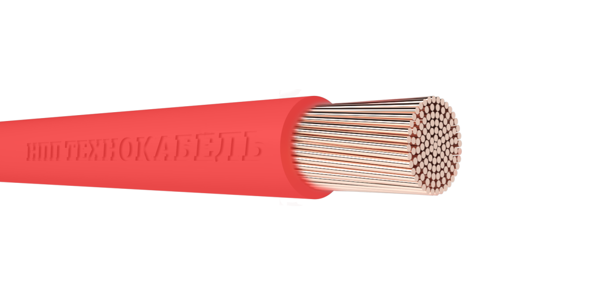 Провод силовой ПуГВнг(А)-LS 1х2,5 красный ТРТС